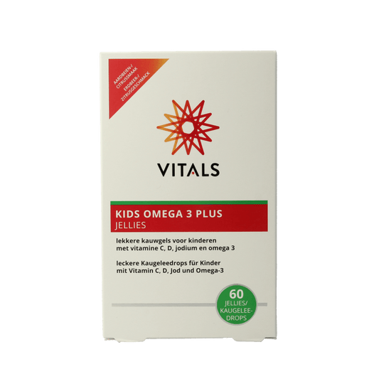 Vitals Kids omega 3 plus jellies 60 Stuks - DrogistWereld