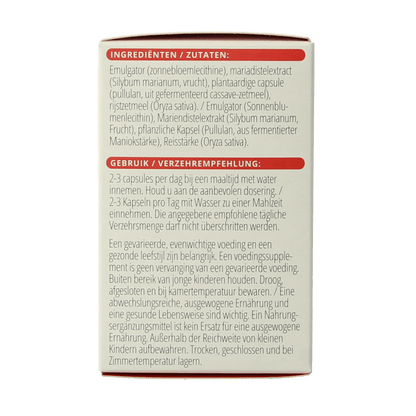 Vitals Mariadistel - PS 60 Capsules - DrogistWereld