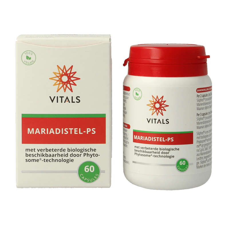 Vitals Mariadistel - PS 60 Capsules - DrogistWereld