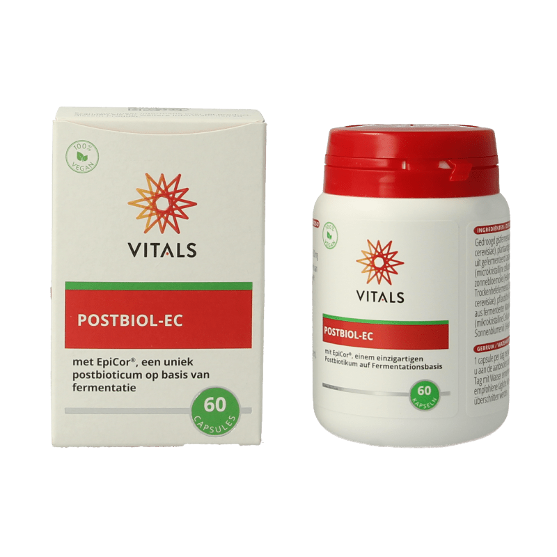 Vitals Postbiol - EC 60 Capsules - DrogistWereld