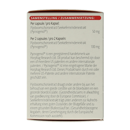 Vitals Pycnogenol 60 Capsules - DrogistWereld