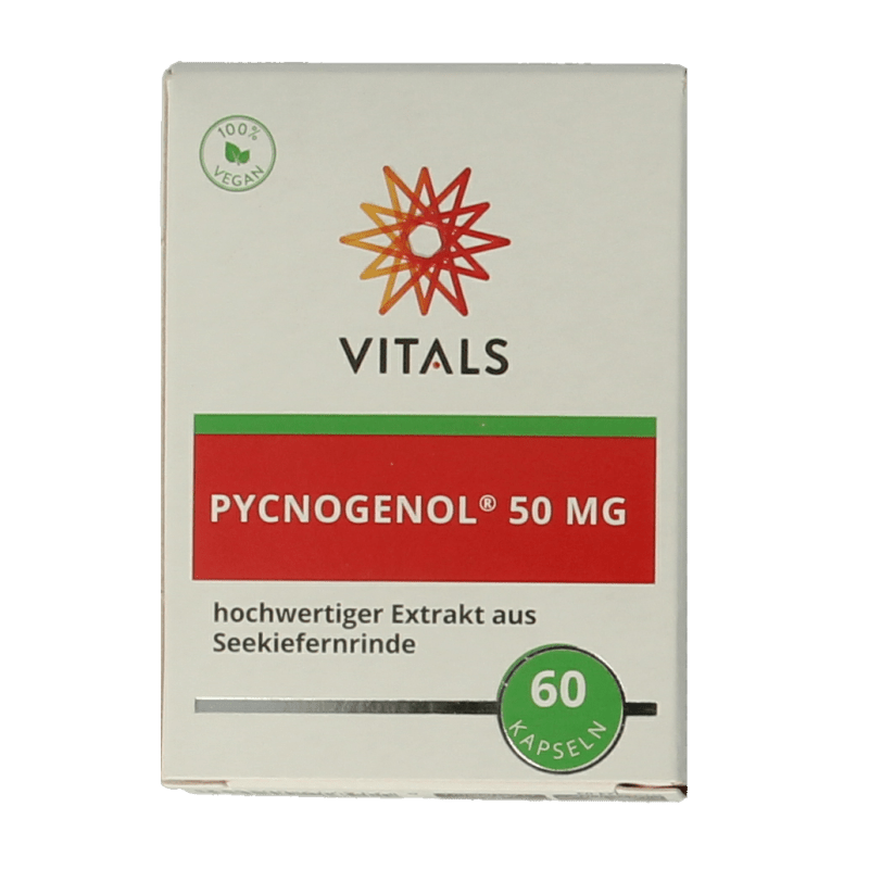 Vitals Pycnogenol 60 Capsules - DrogistWereld