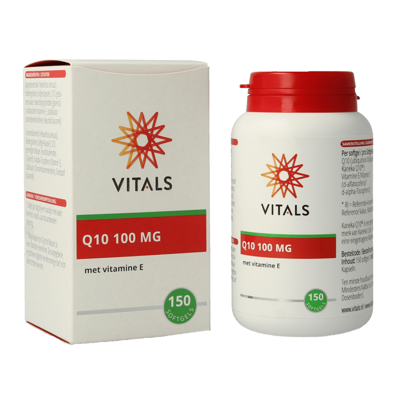 Vitals Q10 100 mg 150 Softgels - DrogistWereld