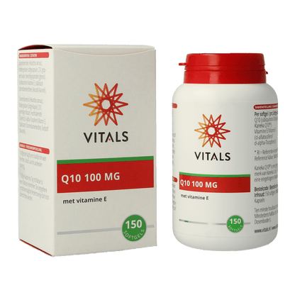 Vitals Q10 100 mg 150 Softgels - DrogistWereld