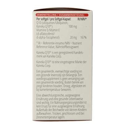 Vitals Q10 100 mg 150 Softgels - DrogistWereld