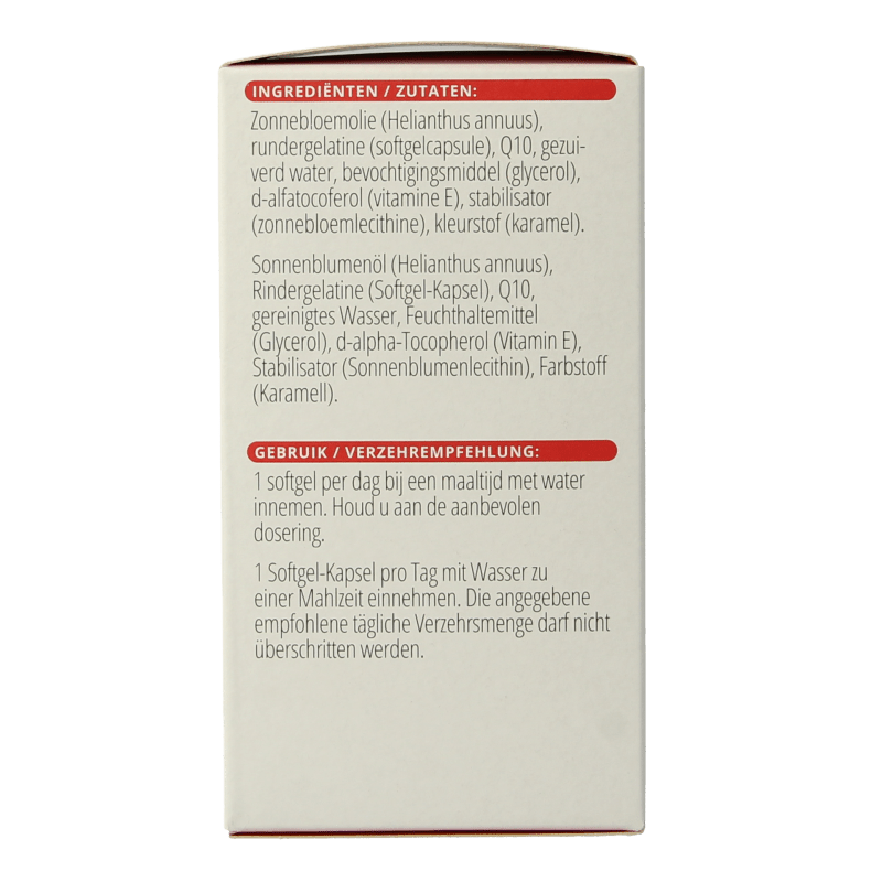 Vitals Q10 100 mg 150 Softgels - DrogistWereld