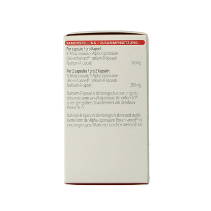 Vitals R - alfaliponzuur 100 Capsules - DrogistWereld