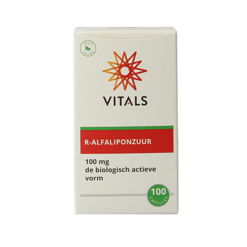 Vitals R - alfaliponzuur 100 Capsules - DrogistWereld