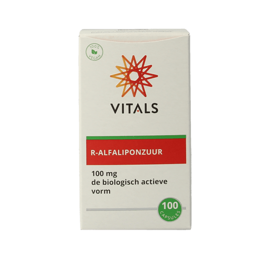 Vitals R - alfaliponzuur 100 Capsules - DrogistWereld
