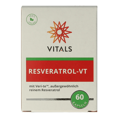 Vitals Resveratrol - VT 60 Capsules - DrogistWereld