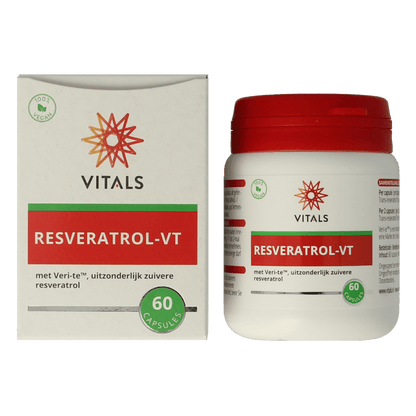 Vitals Resveratrol - VT 60 Capsules - DrogistWereld