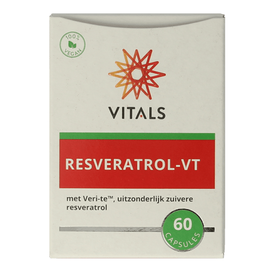 Vitals Resveratrol - VT 60 Capsules - DrogistWereld