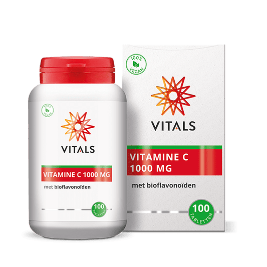 Vitals Vitamine C 1000mg 100 Tabletten - DrogistWereld