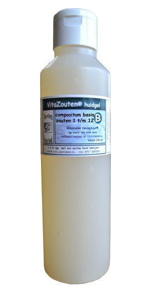 Vitazouten Compositum basis 1t/m12 huidgel 250 Milliliter - DrogistWereld