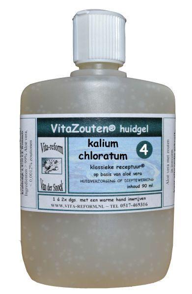 Vitazouten Kalium muriaticum/chloratum huidgel nr. 04 90 Milliliter - DrogistWereld