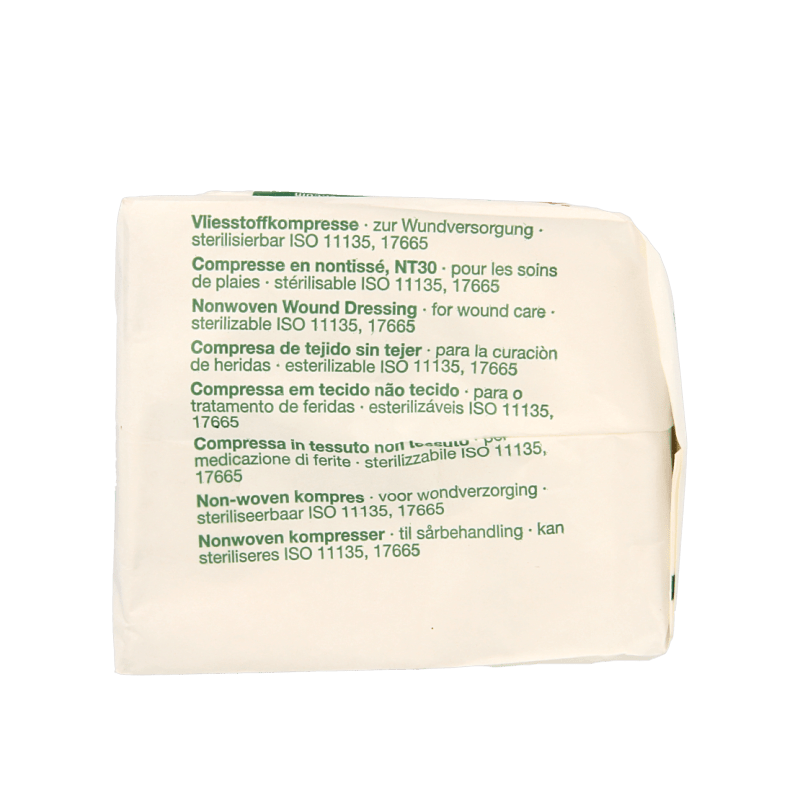 Vliwasoft Vlieskompres 10 x 10cm 4 - laags 100 Stuks - DrogistWereld