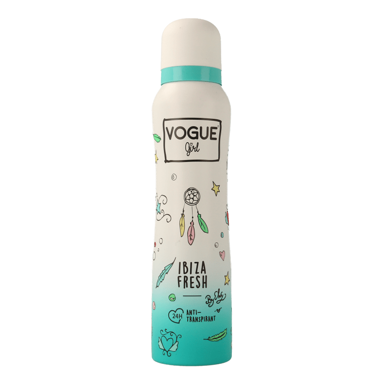 Vogue Girl deodorant Ibiza fresh 150 Milliliter - DrogistWereld