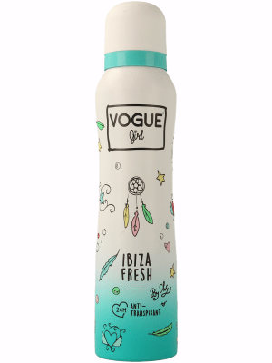 Vogue Girl deodorant Ibiza fresh 150 Milliliter - DrogistWereld