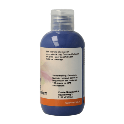 Volatile Massageolie ontspanning lavendel geranium 100 Milliliter - DrogistWereld