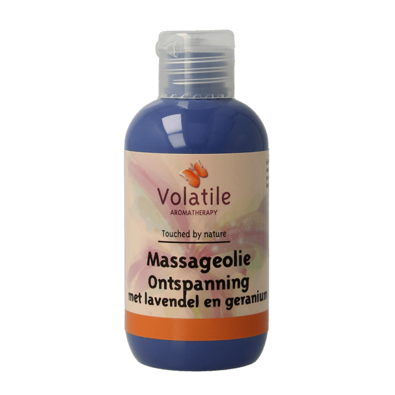 Volatile Massageolie ontspanning lavendel geranium 100 Milliliter - DrogistWereld