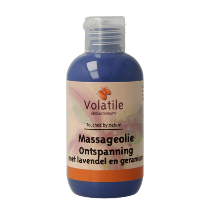 Volatile Massageolie ontspanning lavendel geranium 100 Milliliter - DrogistWereld
