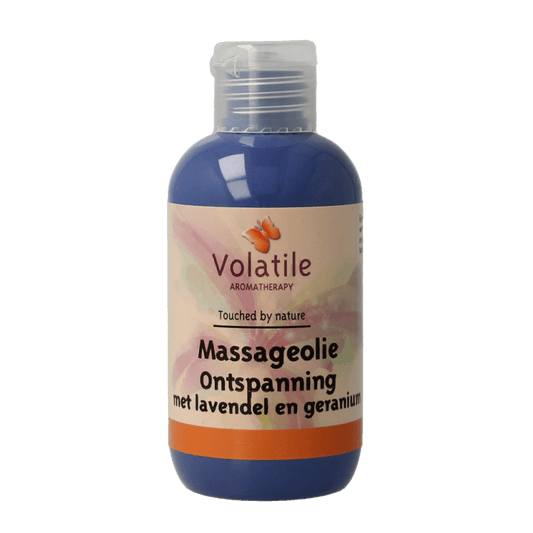 Volatile Massageolie ontspanning lavendel geranium 100 Milliliter - DrogistWereld