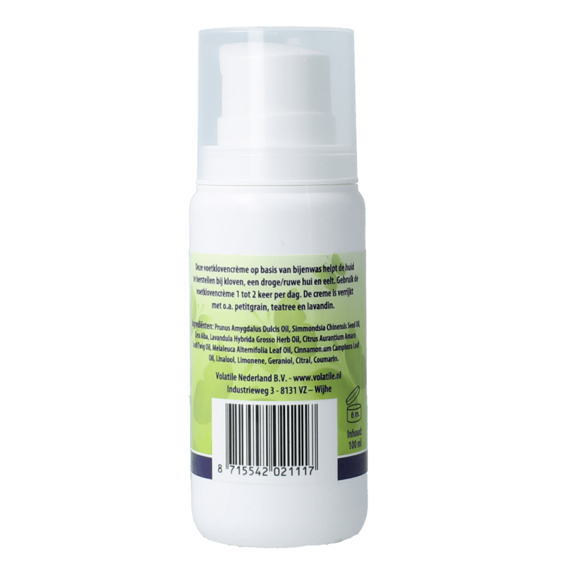 Volatile Voetklovencreme 100 Milliliter - DrogistWereld
