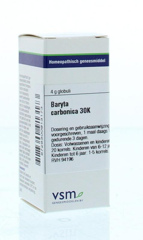 VSM Baryta carbonica 30K 4 Gram - DrogistWereld
