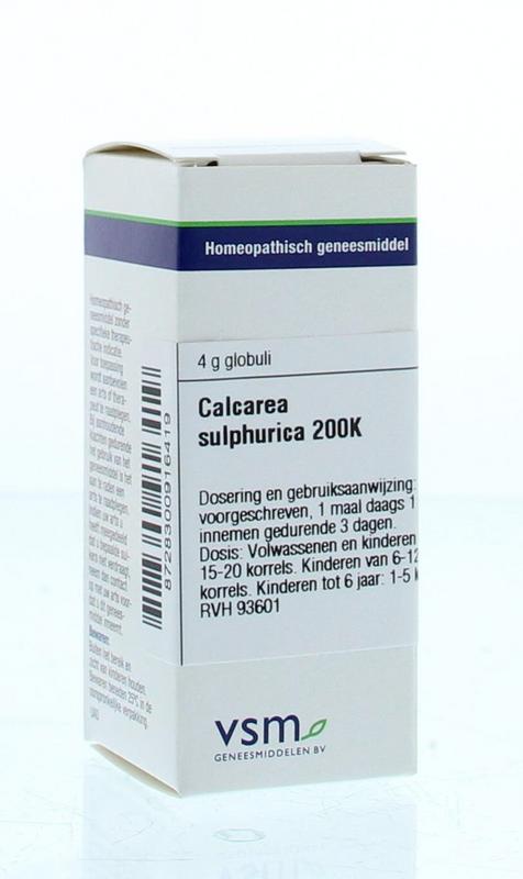 VSM Calcarea sulphurica 200K 4 Gram - DrogistWereld