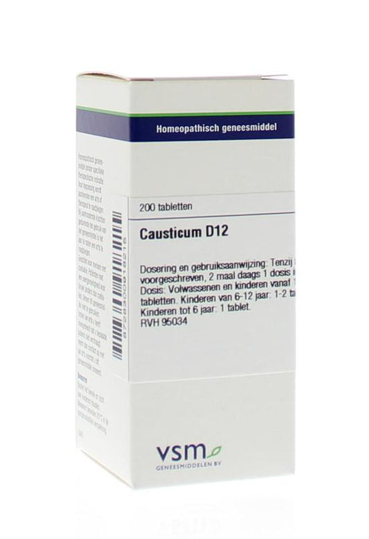 VSM Causticum D12 200 Tabletten - DrogistWereld