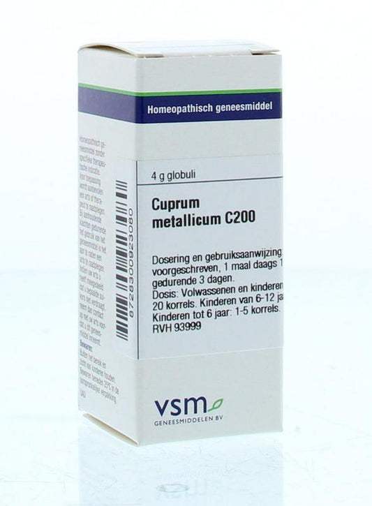 VSM Cuprum metallicum C200 4 Gram - DrogistWereld