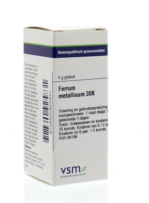 VSM Ferrum metallicum 30K 4 Gram - DrogistWereld