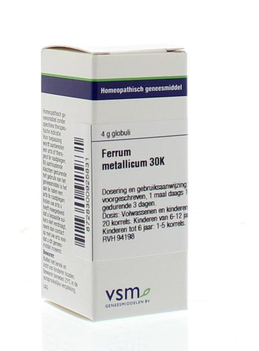 VSM Ferrum metallicum 30K 4 Gram - DrogistWereld