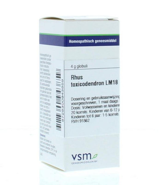 VSM Rhus toxicodendron LM18 4 Gram - DrogistWereld