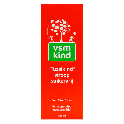 VSM Tussikind siroop suikervrij 50 Milliliter - DrogistWereld