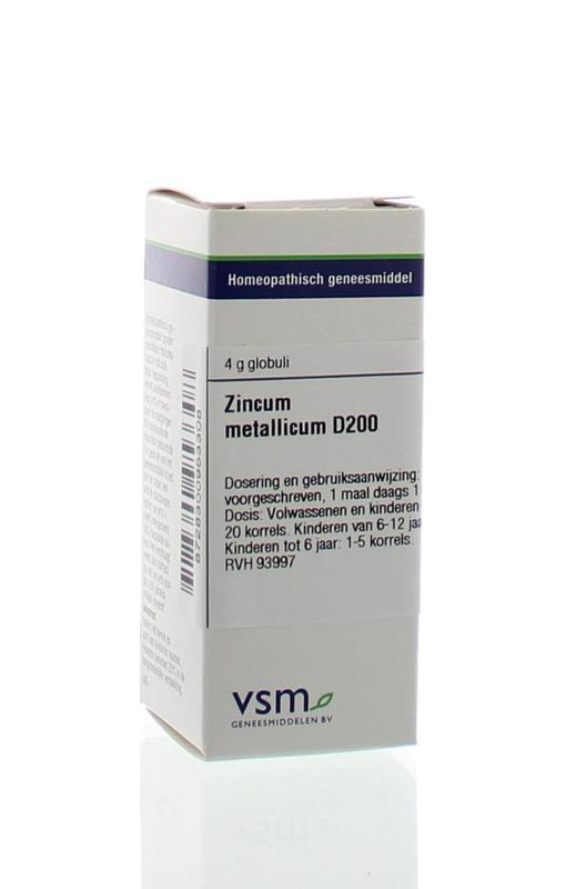 VSM Zincum metallicum D200 4 Gram - DrogistWereld
