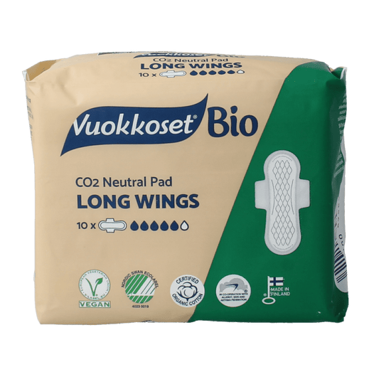 Vuokkoset Maandverband long wings 10 Stuks - DrogistWereld