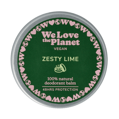 We Love Deodorant balm zesty lime vegan 35 Gram - DrogistWereld