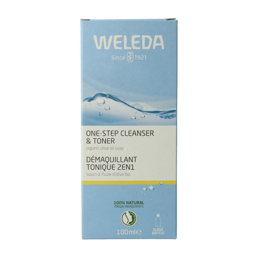 Weleda 2 - in - 1 Reiniger & toner 100 Milliliter - DrogistWereld