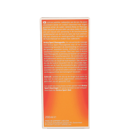 Weleda Arnica sport massageolie 200 Milliliter - DrogistWereld