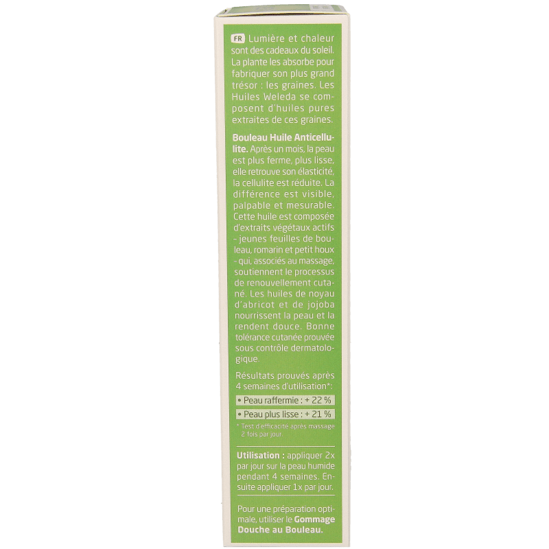 Weleda Berken anti cellulite olie 100 Milliliter - DrogistWereld