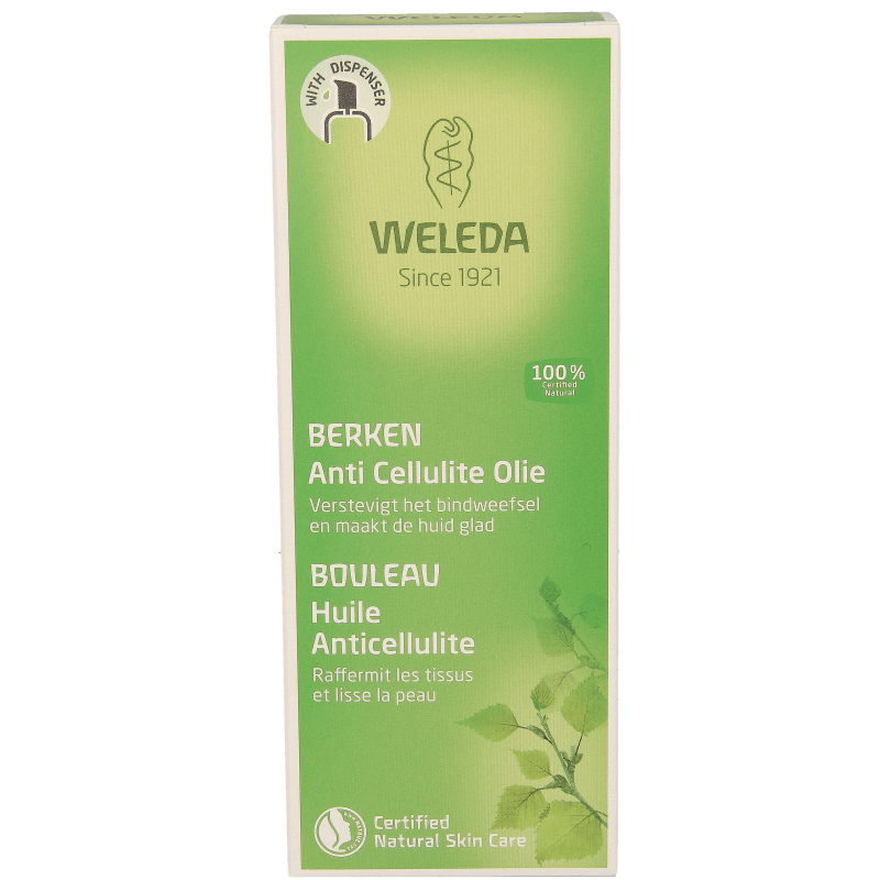 Weleda Berken anti cellulite olie 100 Milliliter - DrogistWereld
