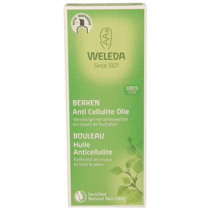 Weleda Berken anti cellulite olie 100 Milliliter - DrogistWereld
