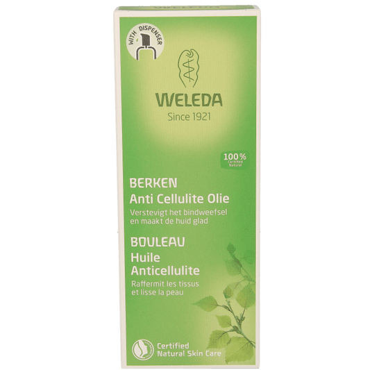 Weleda Berken anti cellulite olie 100 Milliliter - DrogistWereld