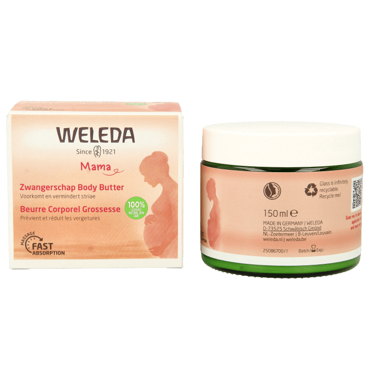Weleda Body butter zwangerschap 150 Milliliter - DrogistWereld