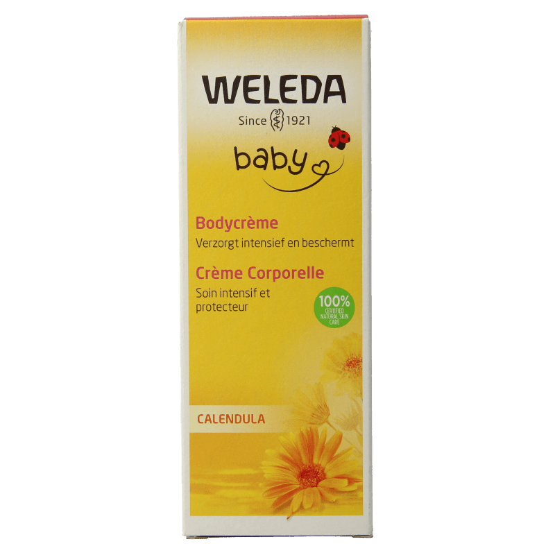 Weleda Calendula baby bodycreme 75 Milliliter - DrogistWereld