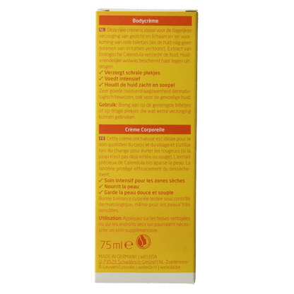Weleda Calendula baby bodycreme 75 Milliliter - DrogistWereld