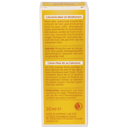 Weleda Calendula baby weer & wind balsem 30 Milliliter - DrogistWereld