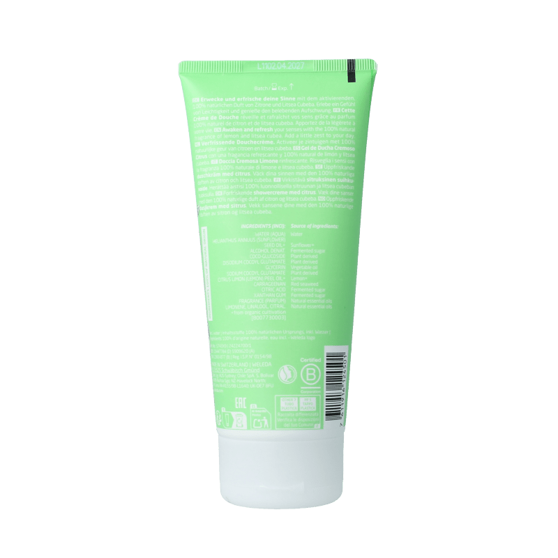 Weleda Citrus refresh douchecreme 200 Milliliter - DrogistWereld