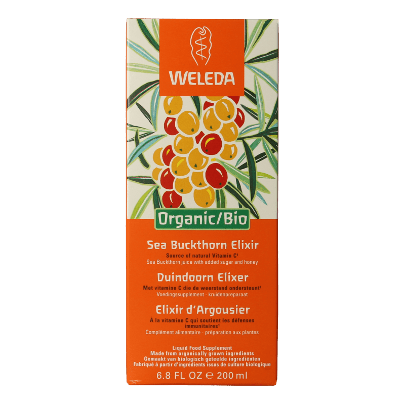 Weleda Duindoorn elixer bio 200 Milliliter - DrogistWereld